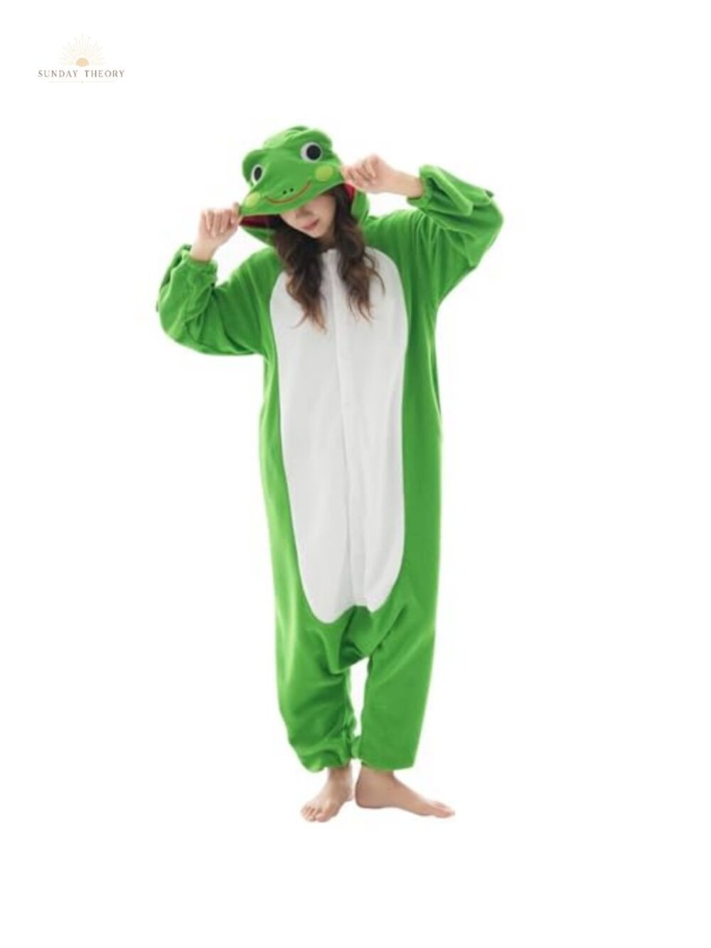 Unisex Adult Onesie Pajamas Animal Costume One-Piece Cosplay Sleepwear Fleece